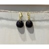 Boucles d'oreilles pelotes de laine