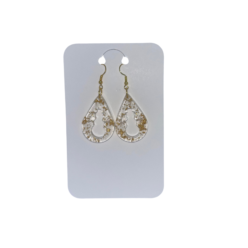 Boucles d'oreilles Bonhomme de neige