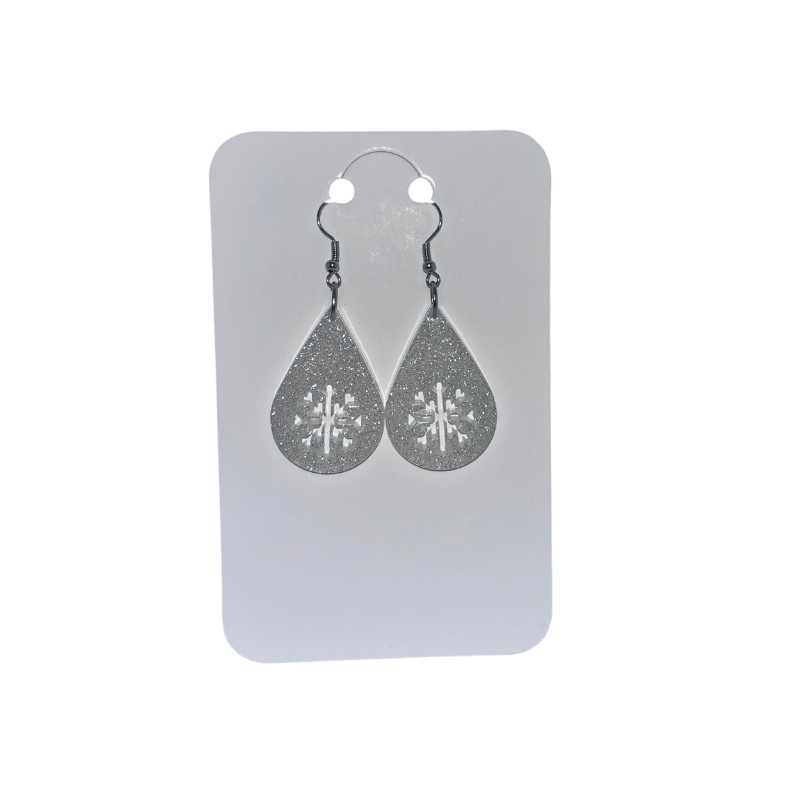 Boucles d'oreilles Flocon